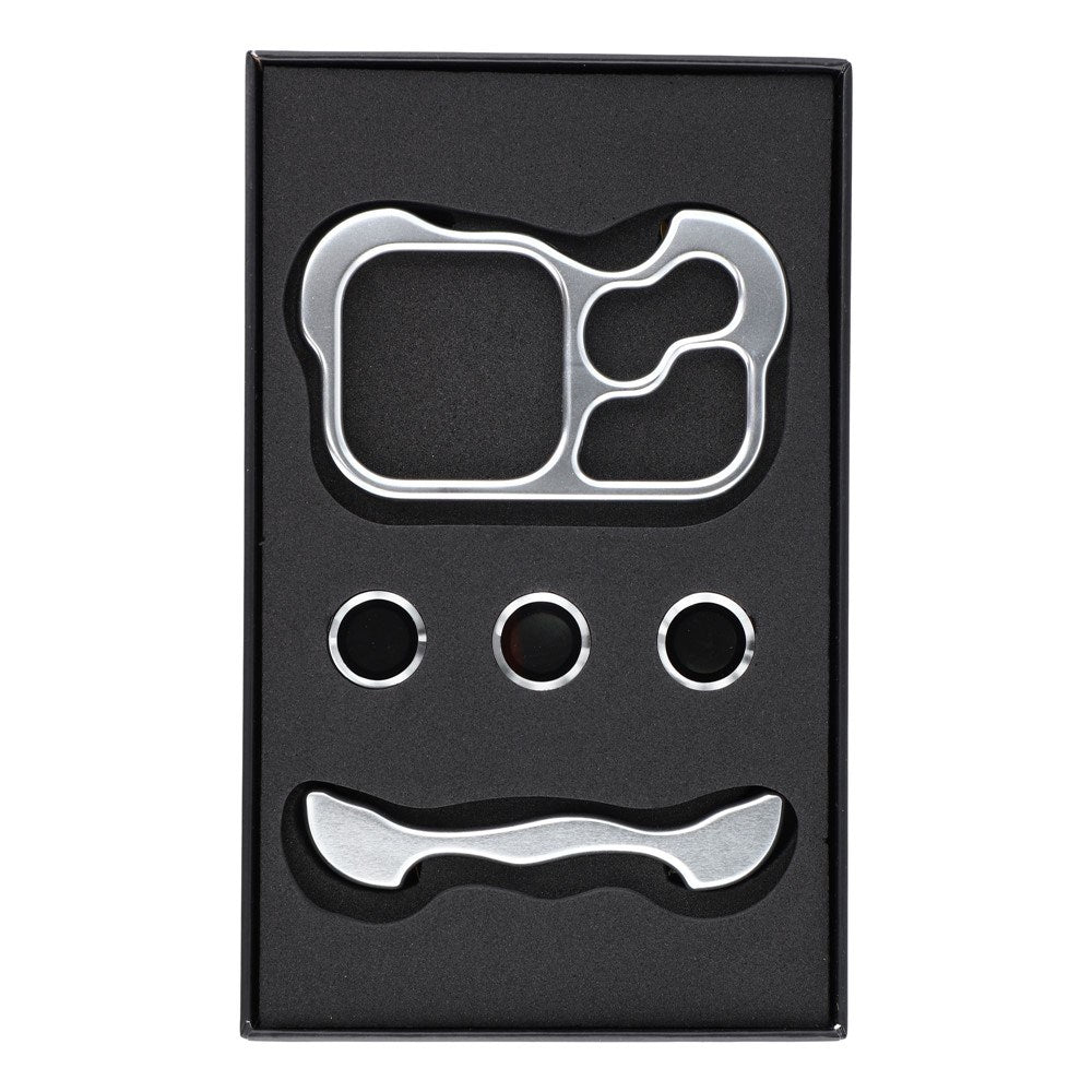 iPhone 18 Pro 2-i-1 Metal Bumper Cover - Sølv