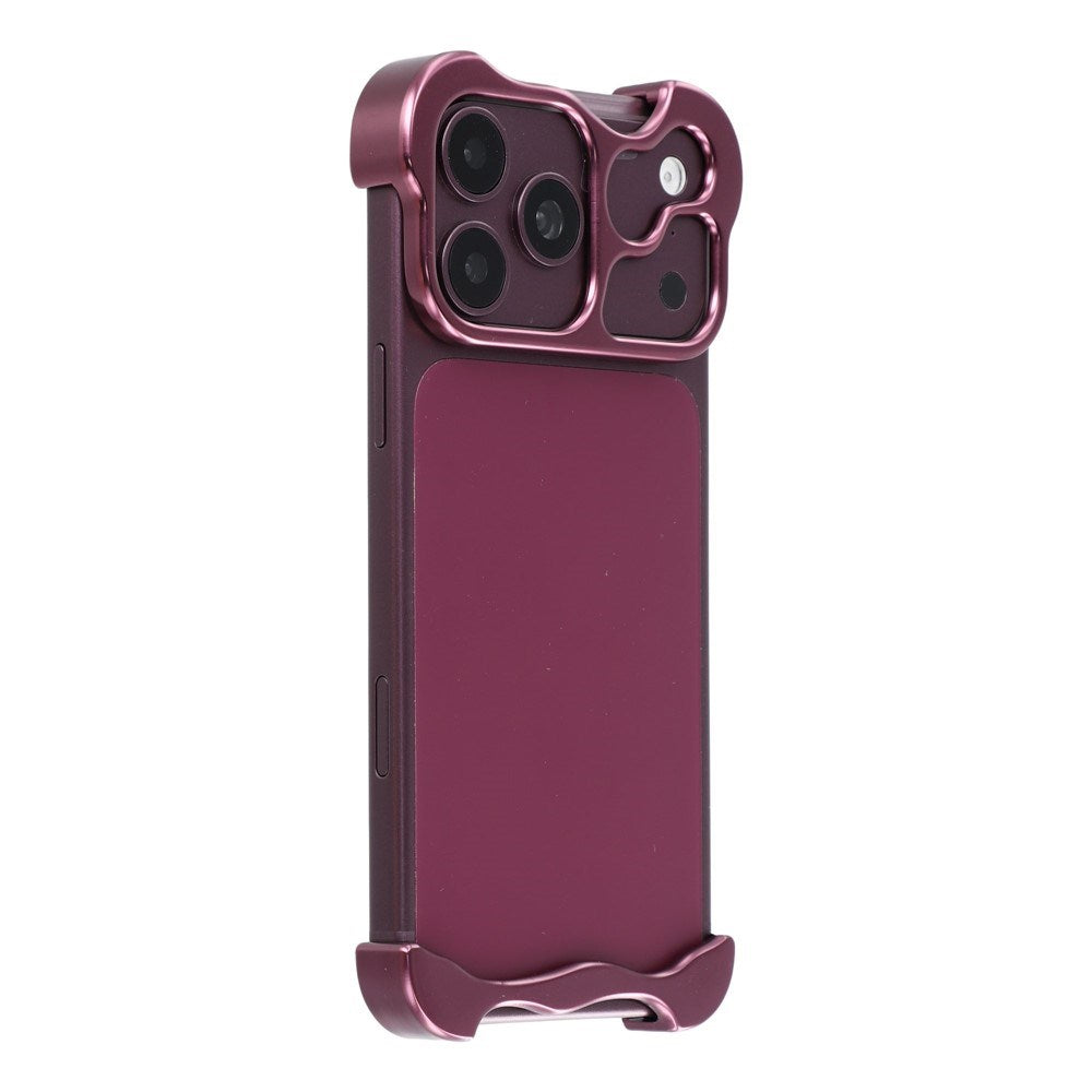 iPhone 18 Pro 2-i-1 Metal Bumper Cover - Lilla