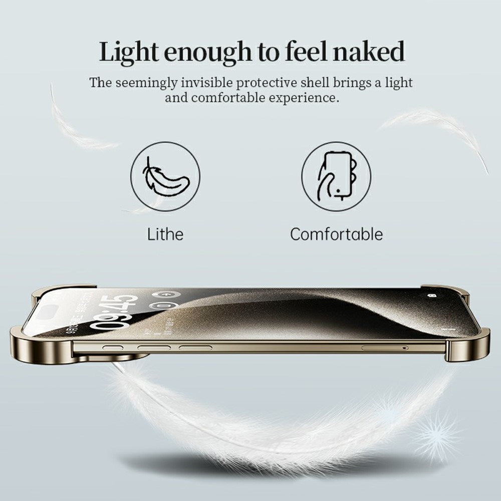 iPhone 18 Pro 2-i-1 Metal Bumper Cover - Lilla