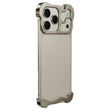 iPhone 18 Pro Max 2-i-1 Metal Bumper Cover - Guld