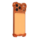 iPhone 18 Pro Max 2-i-1 Metal Bumper Cover - Orange
