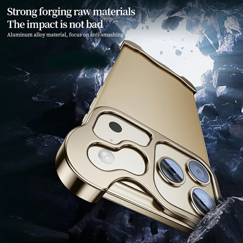 iPhone 18 Pro Max 2-i-1 Metal Bumper Cover - Orange