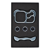 iPhone 18 Pro Max 2-i-1 Metal Bumper Cover - Blå