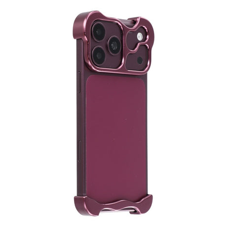 iPhone 18 Pro Max 2-i-1 Metal Bumper Cover - Lilla