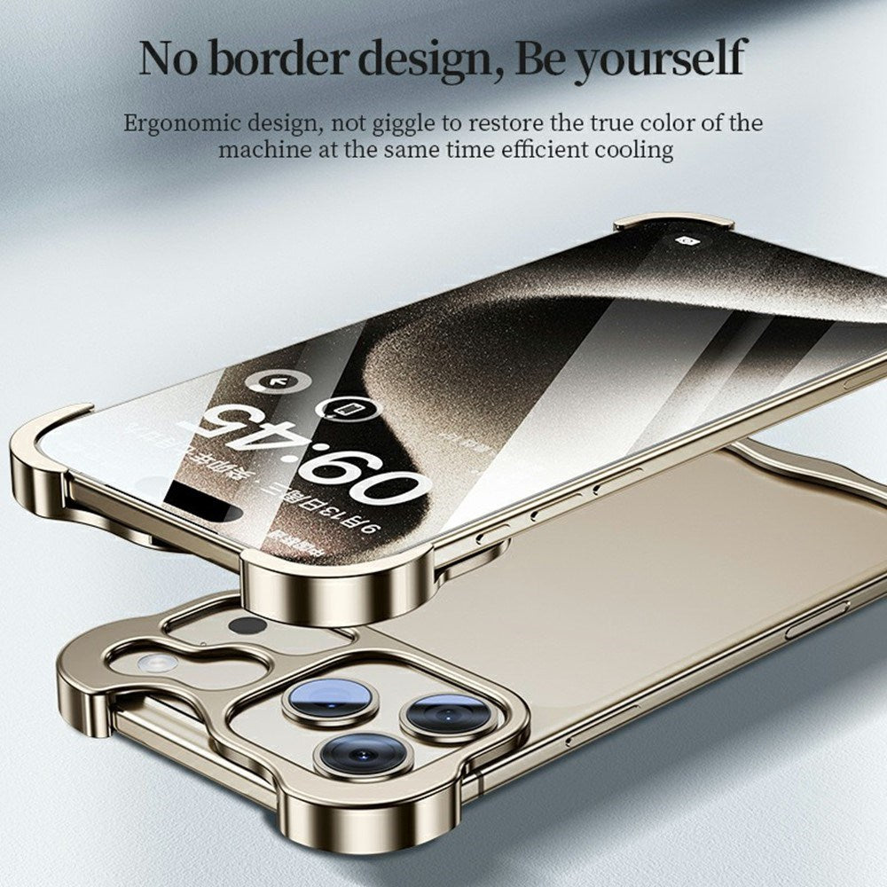 iPhone 18 Pro Max 2-i-1 Metal Bumper Cover - Lilla