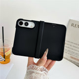 iPhone Fold EIDERWOOD Hårdt Plast Bagside Cover - Sort