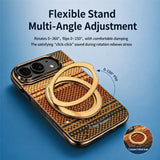 iPhone Fold EIDERWOOD 2-i-1 Aramid Cover m. Indbygget Beskyttelsesfilm & Kickstand - MagSafe Kompatibel - Grøn