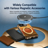 iPhone Fold EIDERWOOD 2-i-1 Aramid Cover m. Indbygget Beskyttelsesfilm & Kickstand - MagSafe Kompatibel - Grøn