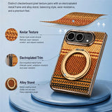 iPhone Fold EIDERWOOD 2-i-1 Aramid Cover m. Indbygget Beskyttelsesfilm & Kickstand - MagSafe Kompatibel - Grøn