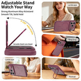 iPhone 18 Pro Max / 17 Pro Max Hybrid Plast Bagside Cover m. Stødabsorberende Kanter & Kickstand - MagSafe Kompatibel - Rød