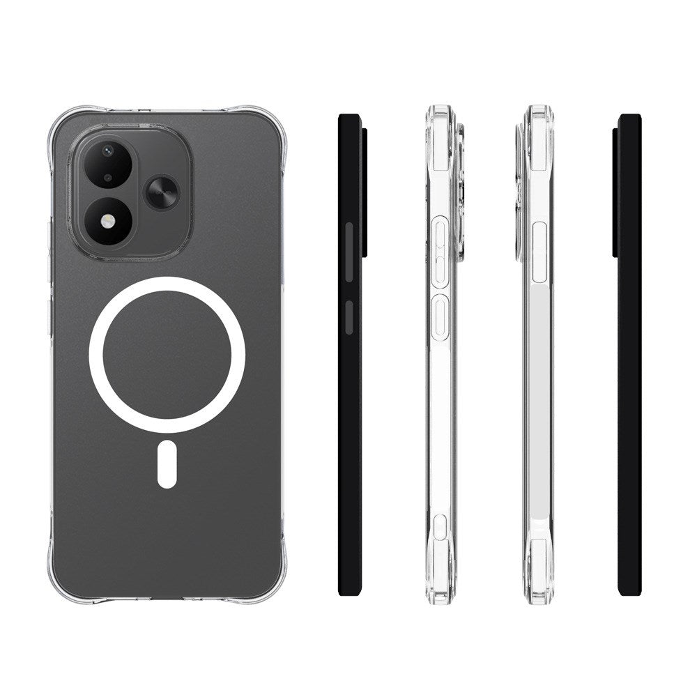 Xiaomi Redmi Note 17 (5G) EIDERWOOD Fleksibelt Plast Bagside Cover m. Stødabsorberende Hjørner - MagSafe Kompatibel - Gennemsigtig