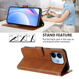 Xiaomi Redmi Note 17 Pro Max (5G) EIDERWOOD Kunstlæder Flip Cover - Brun