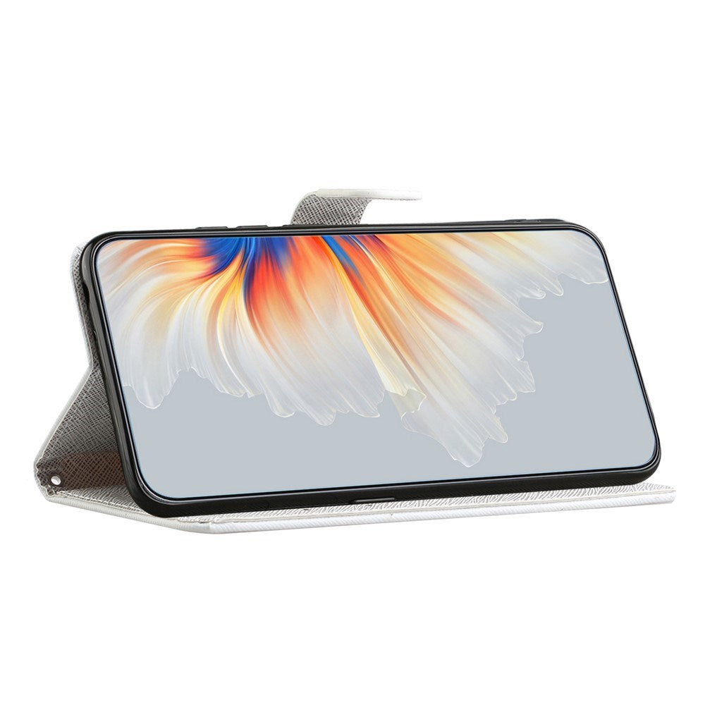 EIDERWOOD Samsung Galaxy S26 FE Flip Cover m. Ståfunktion og Strop - Fjer