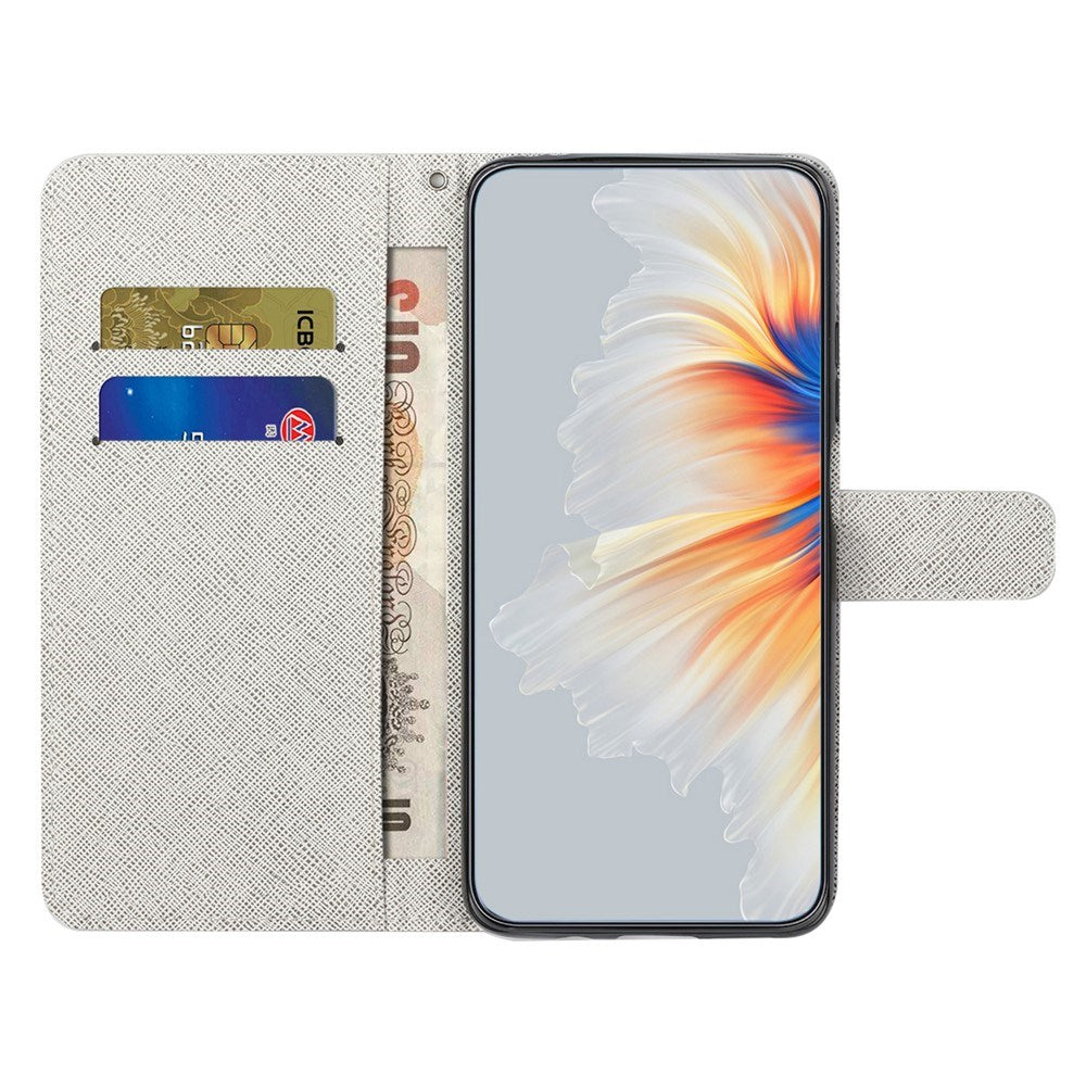 EIDERWOOD Samsung Galaxy S26 FE Flip Cover m. Ståfunktion og Strop - Fjer