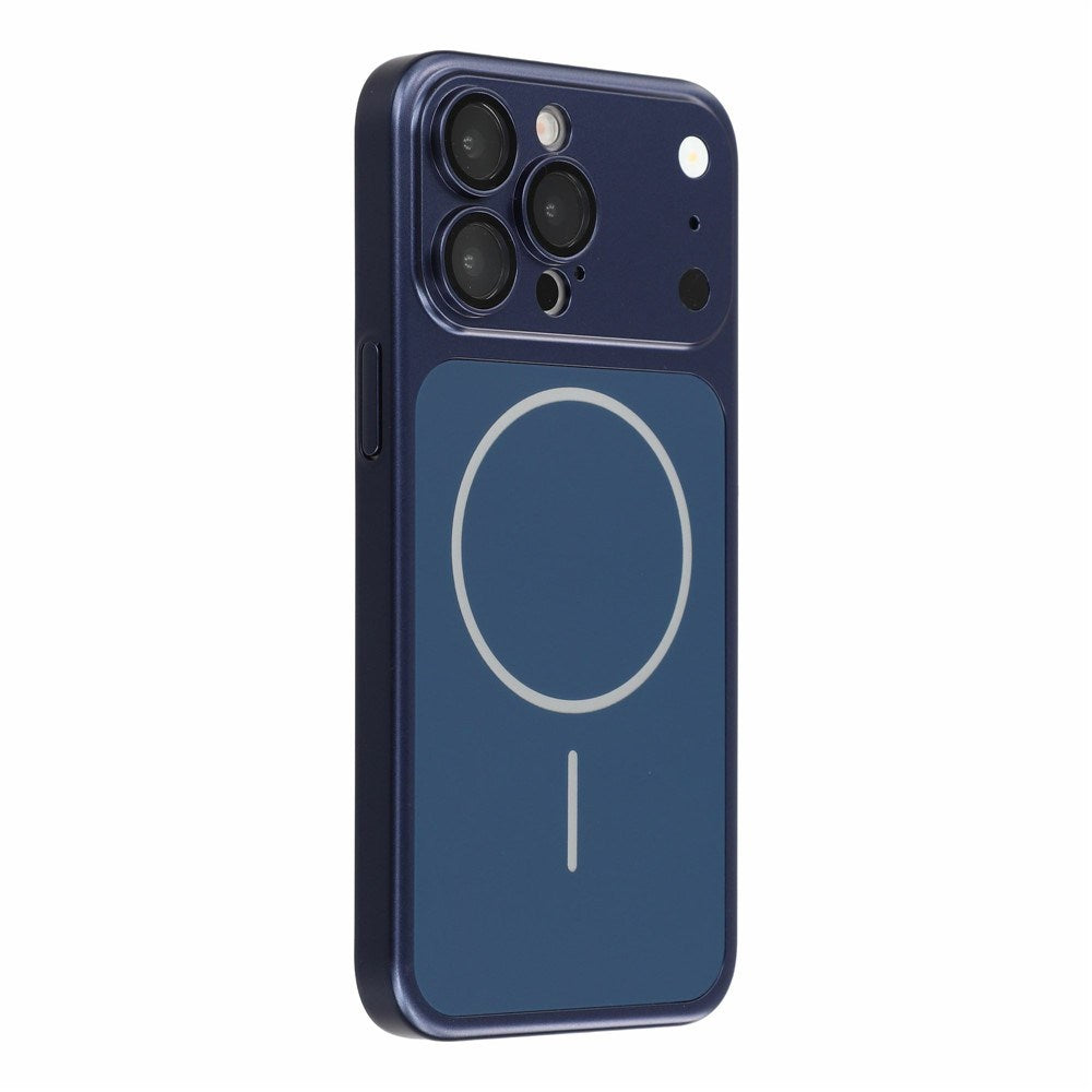 iPhone 15 Pro EIDERWOOD Hårdt Plast Bagside Cover m. Kamerabeskytter - MagSafe Kompatibel - Mørkeblå