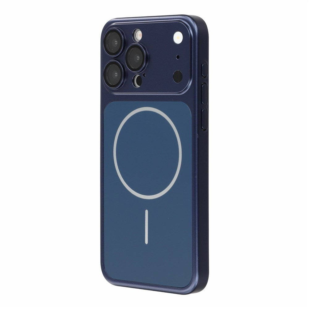 iPhone 15 Pro EIDERWOOD Hårdt Plast Bagside Cover m. Kamerabeskytter - MagSafe Kompatibel - Mørkeblå