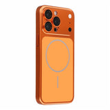 iPhone 15 Pro EIDERWOOD Hårdt Plast Bagside Cover m. Kamerabeskytter - MagSafe Kompatibel - Orange