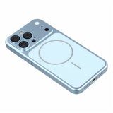 iPhone 15 Pro EIDERWOOD Hårdt Plast Bagside Cover m. Kamerabeskytter - MagSafe Kompatibel - Blå
