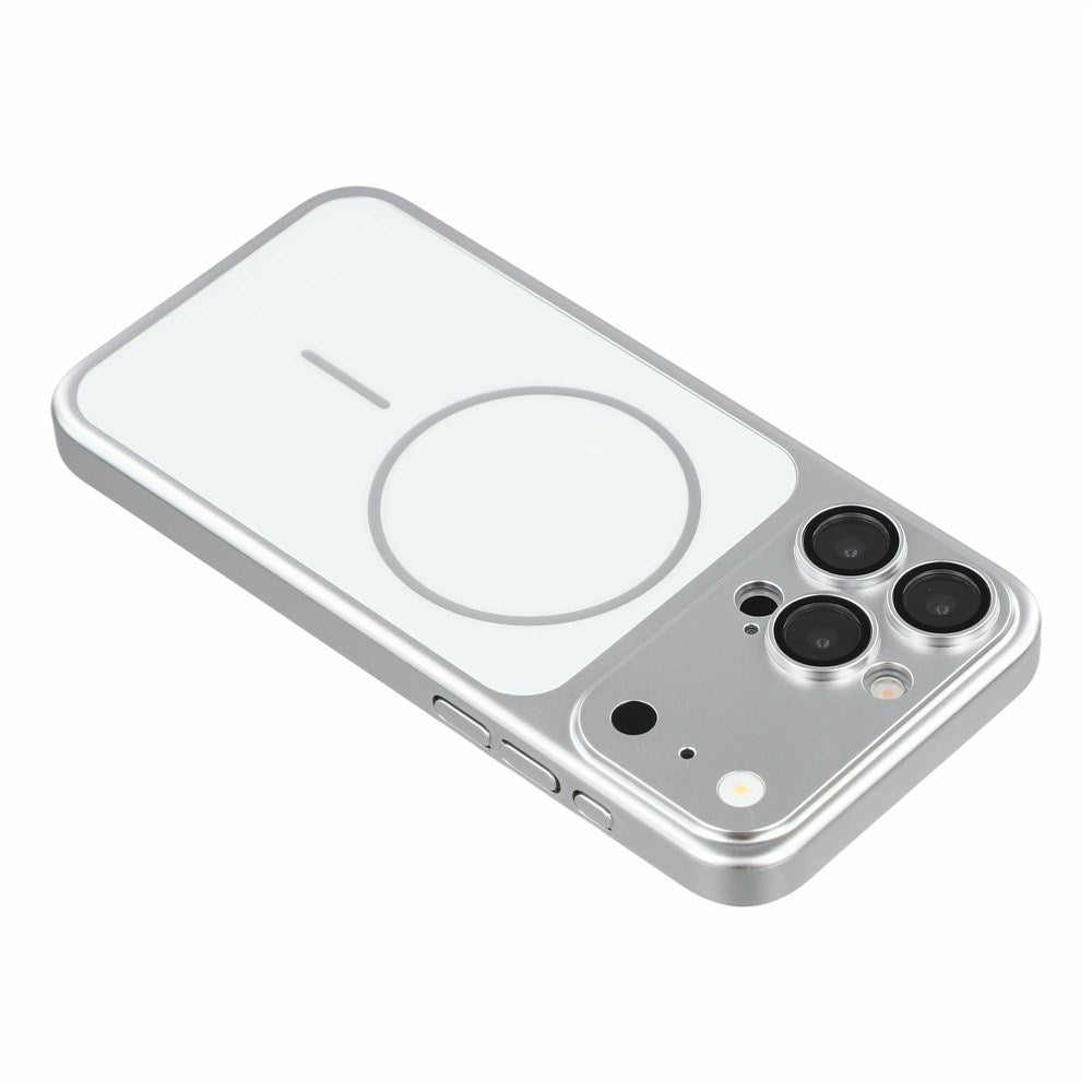 iPhone 15 Pro EIDERWOOD Hårdt Plast Bagside Cover m. Kamerabeskytter - MagSafe Kompatibel - Sølv