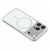 iPhone 15 Pro EIDERWOOD Hårdt Plast Bagside Cover m. Kamerabeskytter - MagSafe Kompatibel - Sølv