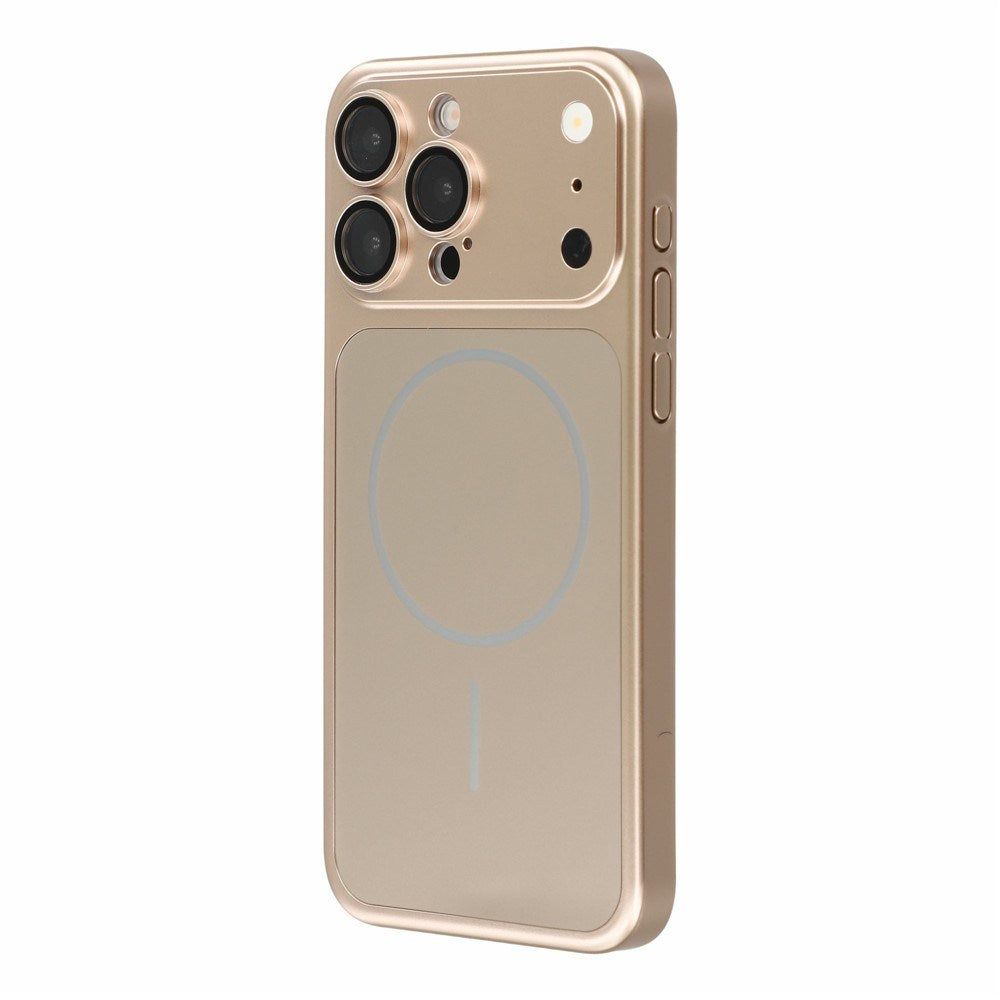 iPhone 15 Pro EIDERWOOD Hårdt Plast Bagside Cover m. Kamerabeskytter - MagSafe Kompatibel - Guld