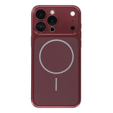 iPhone 14 Pro EIDERWOOD Hårdt Plast Bagside Cover m. Kamerabeskytter - MagSafe Kompatibel - Rød