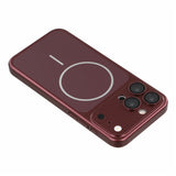 iPhone 14 Pro EIDERWOOD Hårdt Plast Bagside Cover m. Kamerabeskytter - MagSafe Kompatibel - Rød