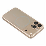 iPhone 14 Pro EIDERWOOD Hårdt Plast Bagside Cover m. Kamerabeskytter - MagSafe Kompatibel - Guld