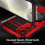 EIDERWOOD Samsung Galaxy S26 FE / S25 Håndværker Case m. Magnetisk Kickstand - Rød