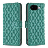 Google Pixel 11a EIDERWOOD Tekstureret Kunstlæder Flip Cover - Grøn
