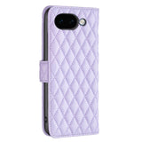 Google Pixel 11a EIDERWOOD Tekstureret Kunstlæder Flip Cover - Lilla