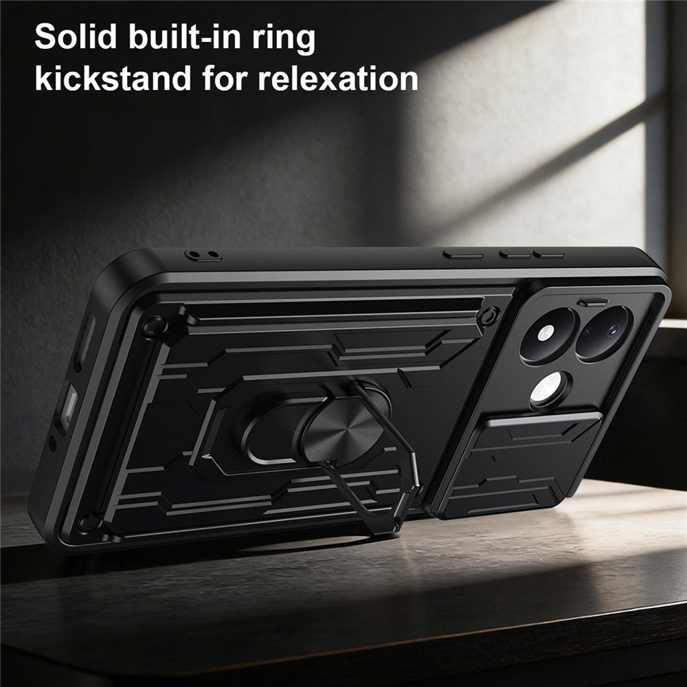 Xiaomi Redmi Note 17 Pro (5G) EIDERWOOD Hybrid Håndværker Cover m. Cam Slider - Sort