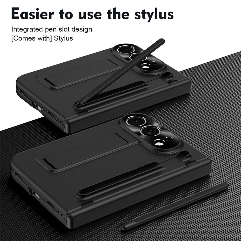 EIDERWOOD iPhone Fold Mobil Cover m. Stylus og Beskyttelsessæt til Skærm og Kamera - Sort