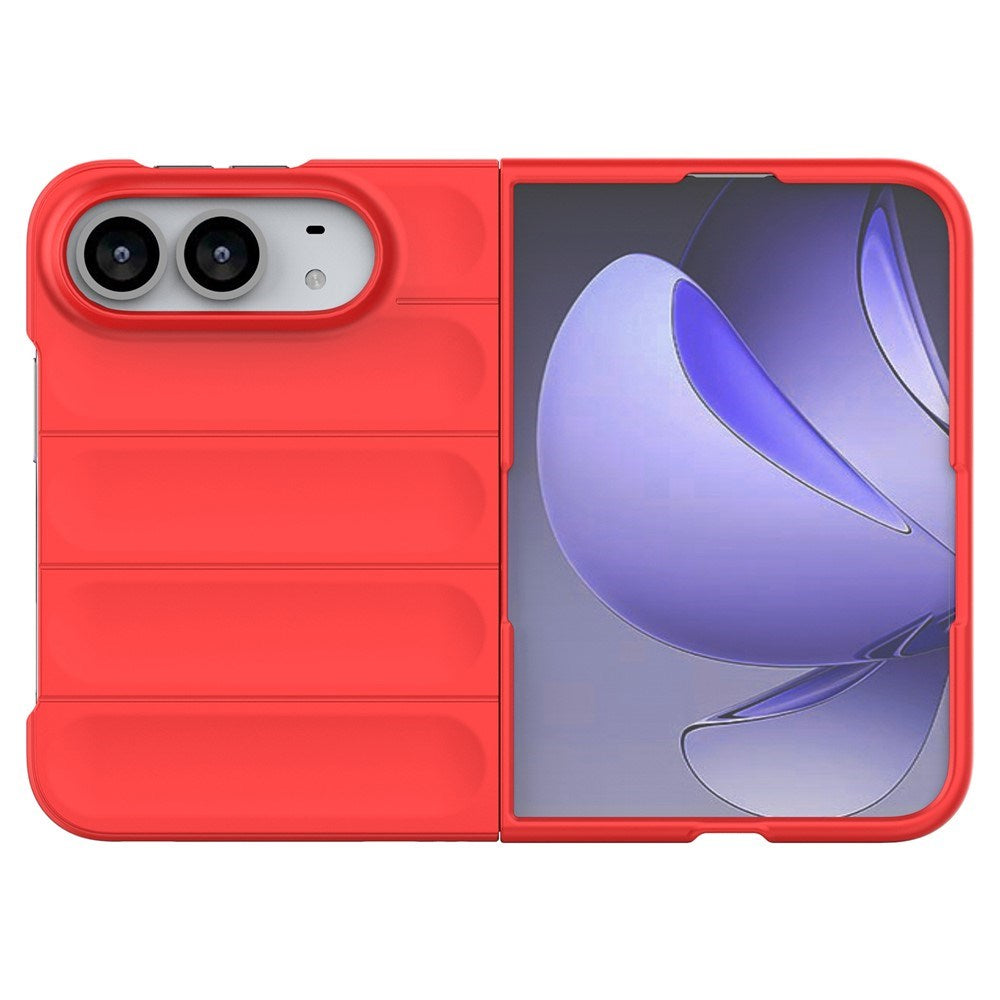 EIDERWOOD iPhone Fold Rugged Plast Mobil Cover - Rød
