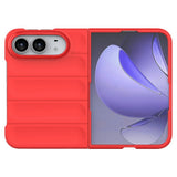 EIDERWOOD iPhone Fold Rugged Plast Mobil Cover - Rød