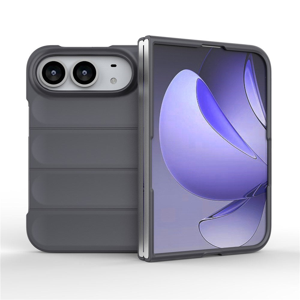 EIDERWOOD iPhone Fold Rugged Plast Mobil Cover - Mørkegrå