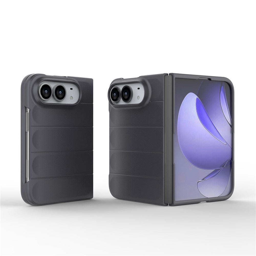 EIDERWOOD iPhone Fold Rugged Plast Mobil Cover - Mørkegrå