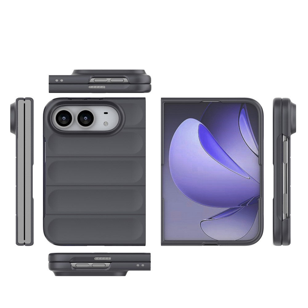EIDERWOOD iPhone Fold Rugged Plast Mobil Cover - Mørkegrå