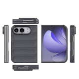 EIDERWOOD iPhone Fold Rugged Plast Mobil Cover - Mørkegrå