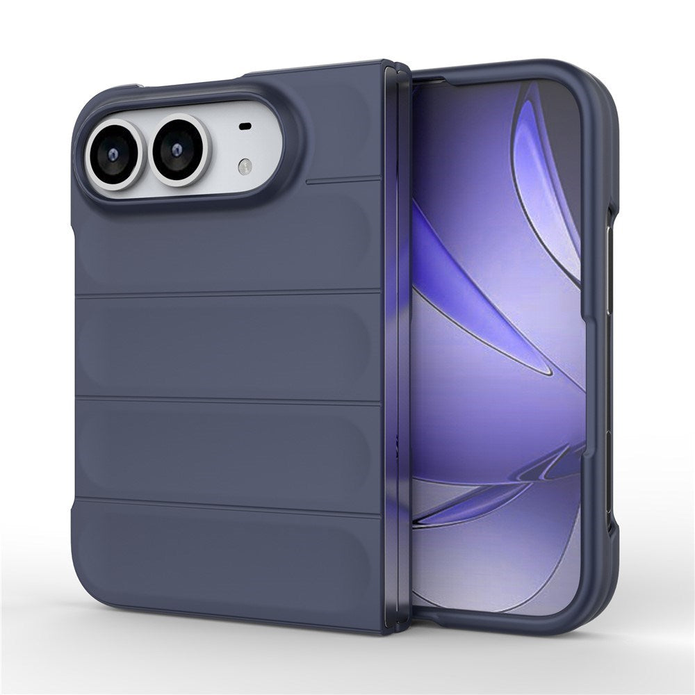 EIDERWOOD iPhone Fold Rugged Plast Mobil Cover - Mørkeblå