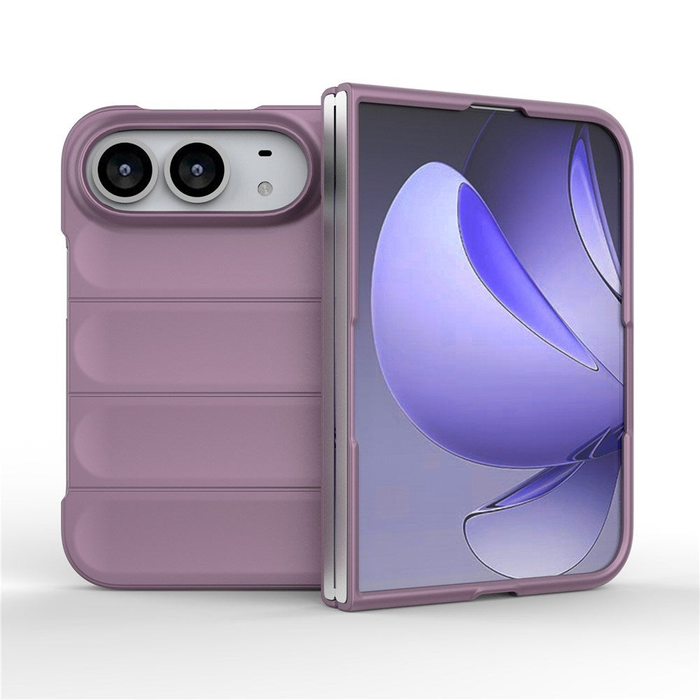 EIDERWOOD iPhone Fold Rugged Plast Mobil Cover - Lilla