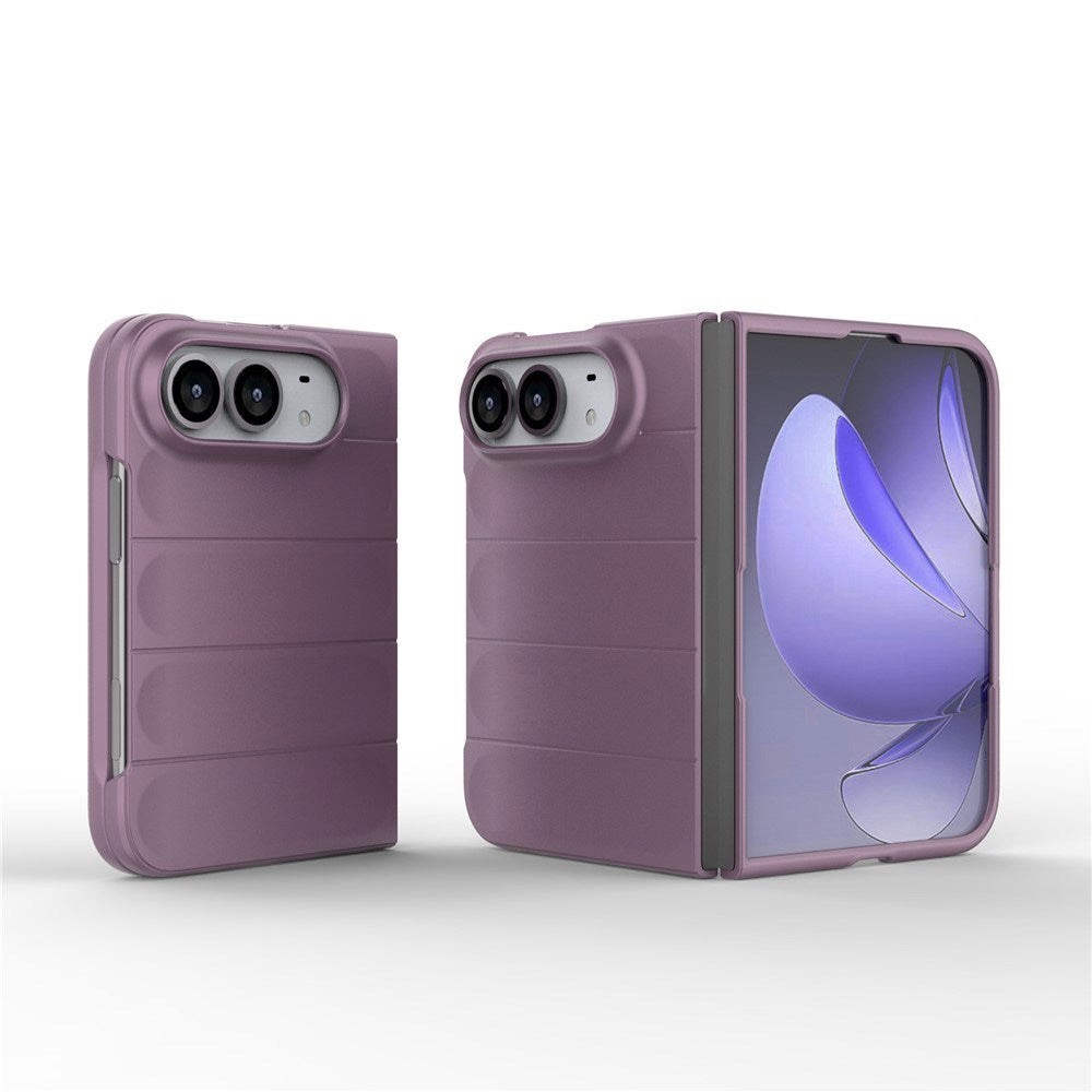 EIDERWOOD iPhone Fold Rugged Plast Mobil Cover - Lilla