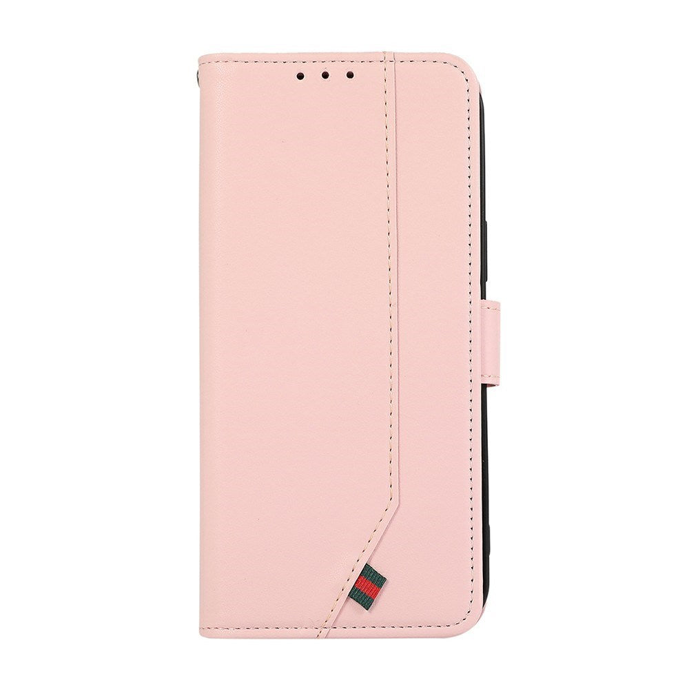 Google Pixel 11a EIDERWOOD Kunstlæder Flip Cover m. RFID - Lyserød