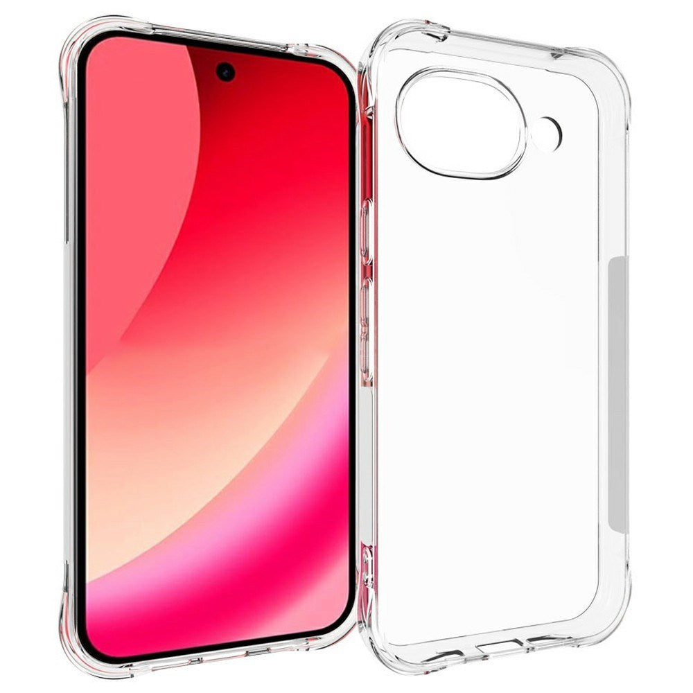 Google Pixel 11a EIDERWOOD Fleksibelt Plast Bagside Cover m. Stødabsorberende Hjørner - Gennemsigtig