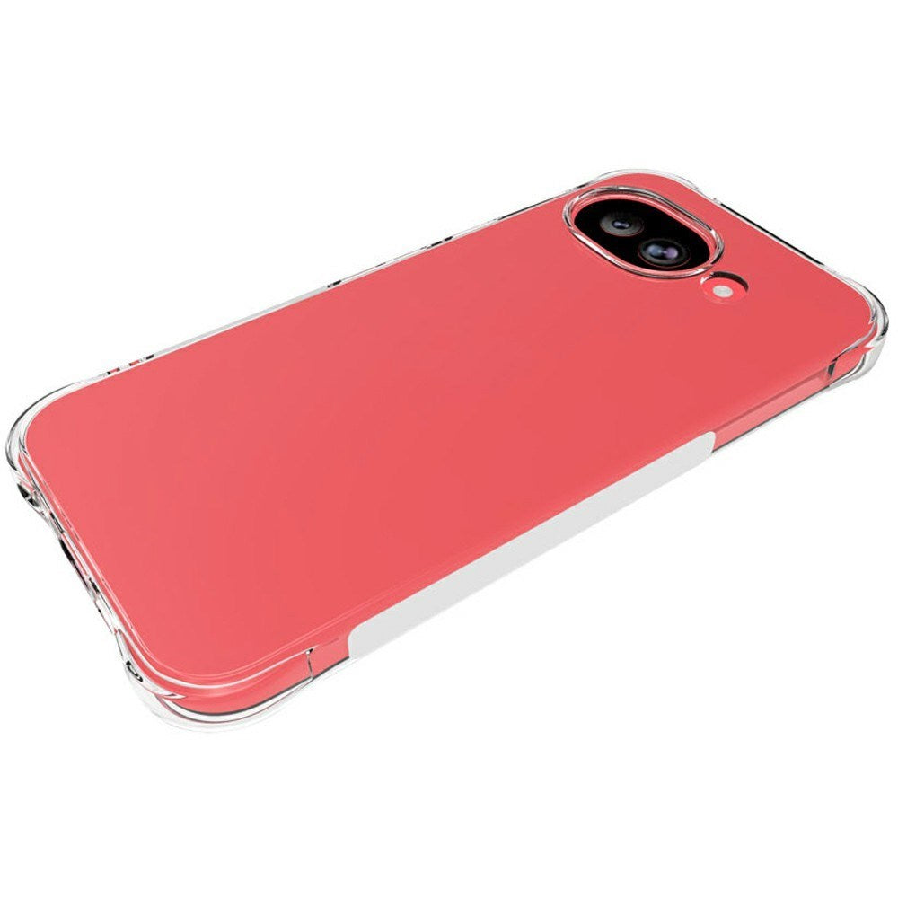 Google Pixel 11a EIDERWOOD Fleksibelt Plast Bagside Cover m. Stødabsorberende Hjørner - Gennemsigtig