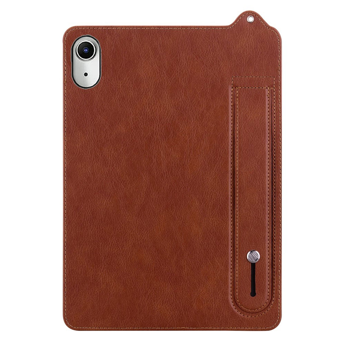 iPad Mini (2026) 8. Gen. EIDERWOOD Kunstlæder Bagside Cover m. Strop - Brun
