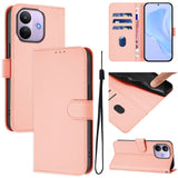 Xiaomi Redmi Note 17 Pro (5G) EIDERWOOD Kunstlæder Flip Cover m. Strop & Kortholder - Lyserød