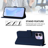 Xiaomi Redmi Note 17 Pro (5G) EIDERWOOD Kunstlæder Flip Cover m. Strop & Kortholder - Blå