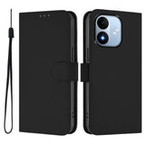 Xiaomi Redmi Note 17 (5G) EIDERWOOD Kunstlæder Flip Cover m. Strop & Kortholder - Sort