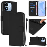 Xiaomi Redmi Note 17 (5G) EIDERWOOD Kunstlæder Flip Cover m. Strop & Kortholder - Sort